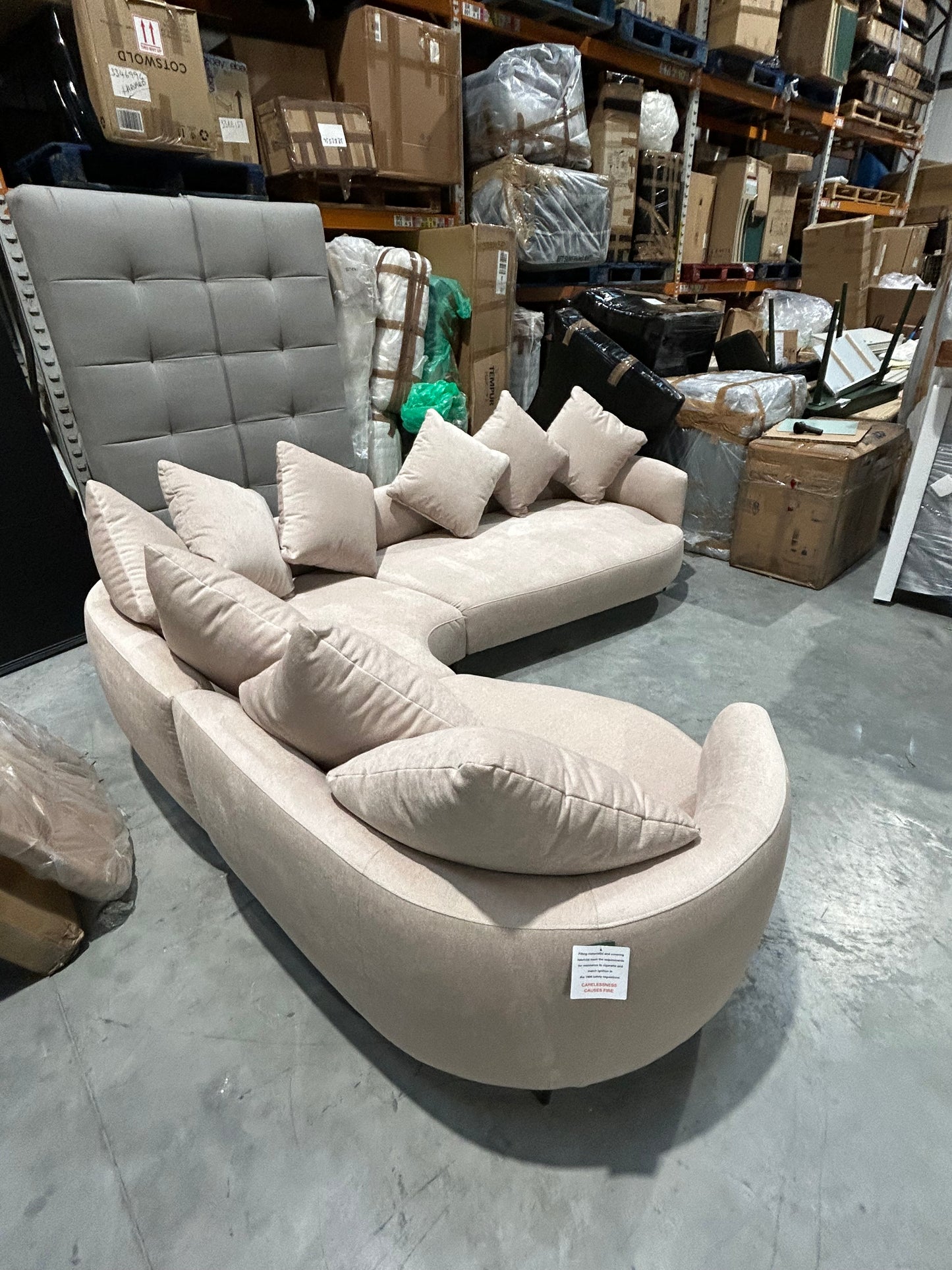 John Lewis Lozenge LHF Corner Sofa