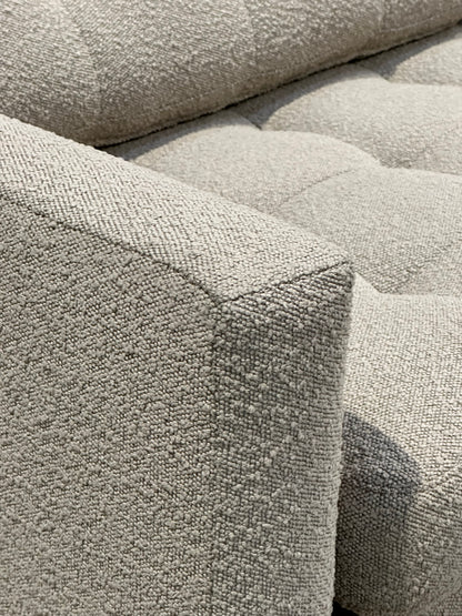 John Lewis Draper II Large 3 Seater Sofa Boucle Mole Natural