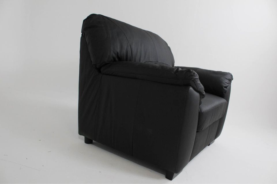 Argos Home Milano Leather Armchair - Black