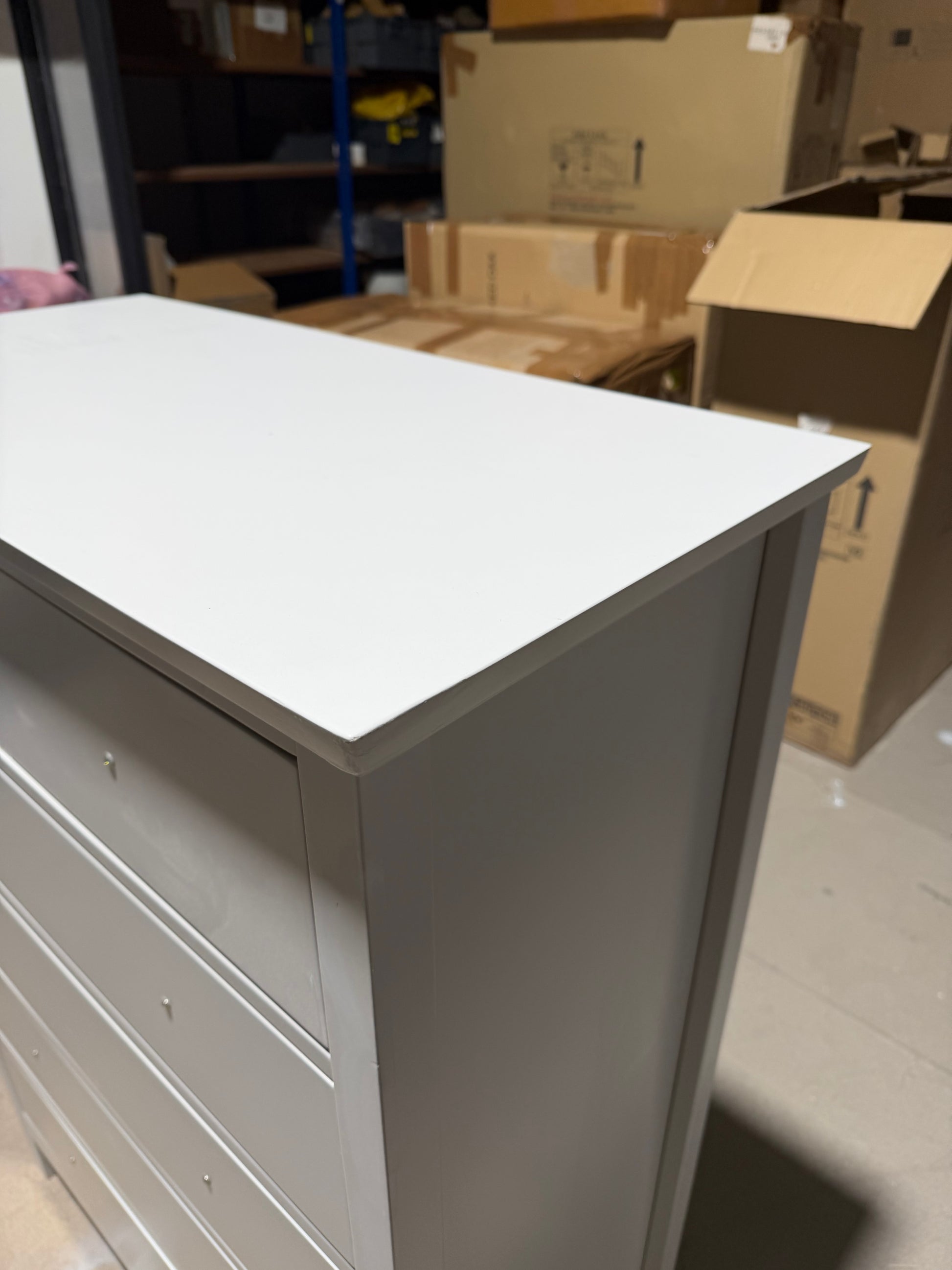 John Lewis Wilton 6 Drawer Chest, Linen