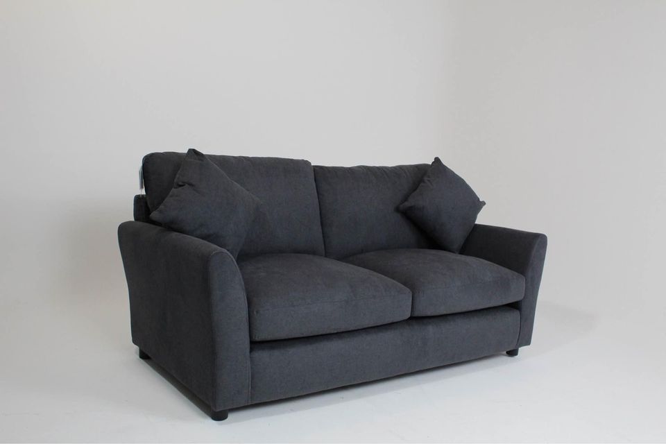 Argos Home Aleeza Fabric 3 Seater Sofa - Charcoal