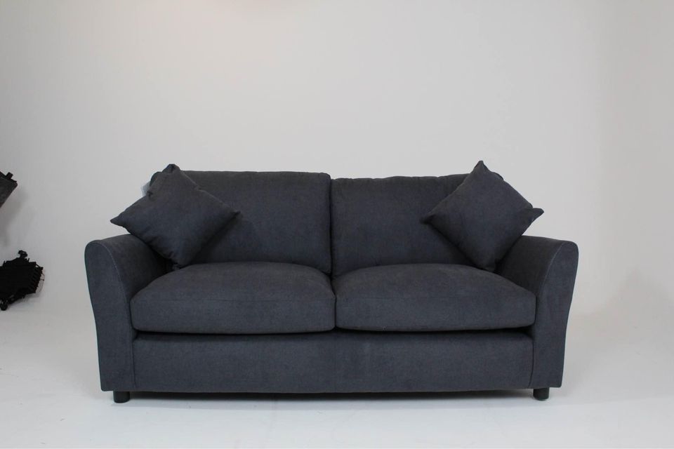 Argos Home Aleeza Fabric 3 Seater Sofa - Charcoal