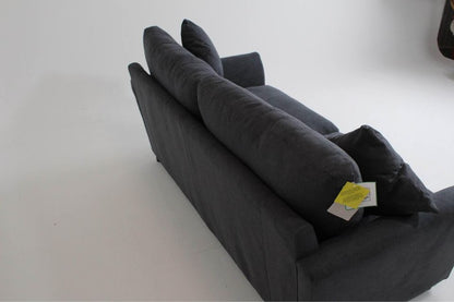 Argos Home Aleeza Fabric 3 Seater Sofa - Charcoal