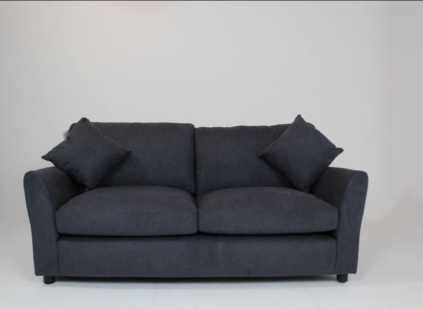 Argos Home Aleeza Fabric 3 Seater Sofa - Charcoal