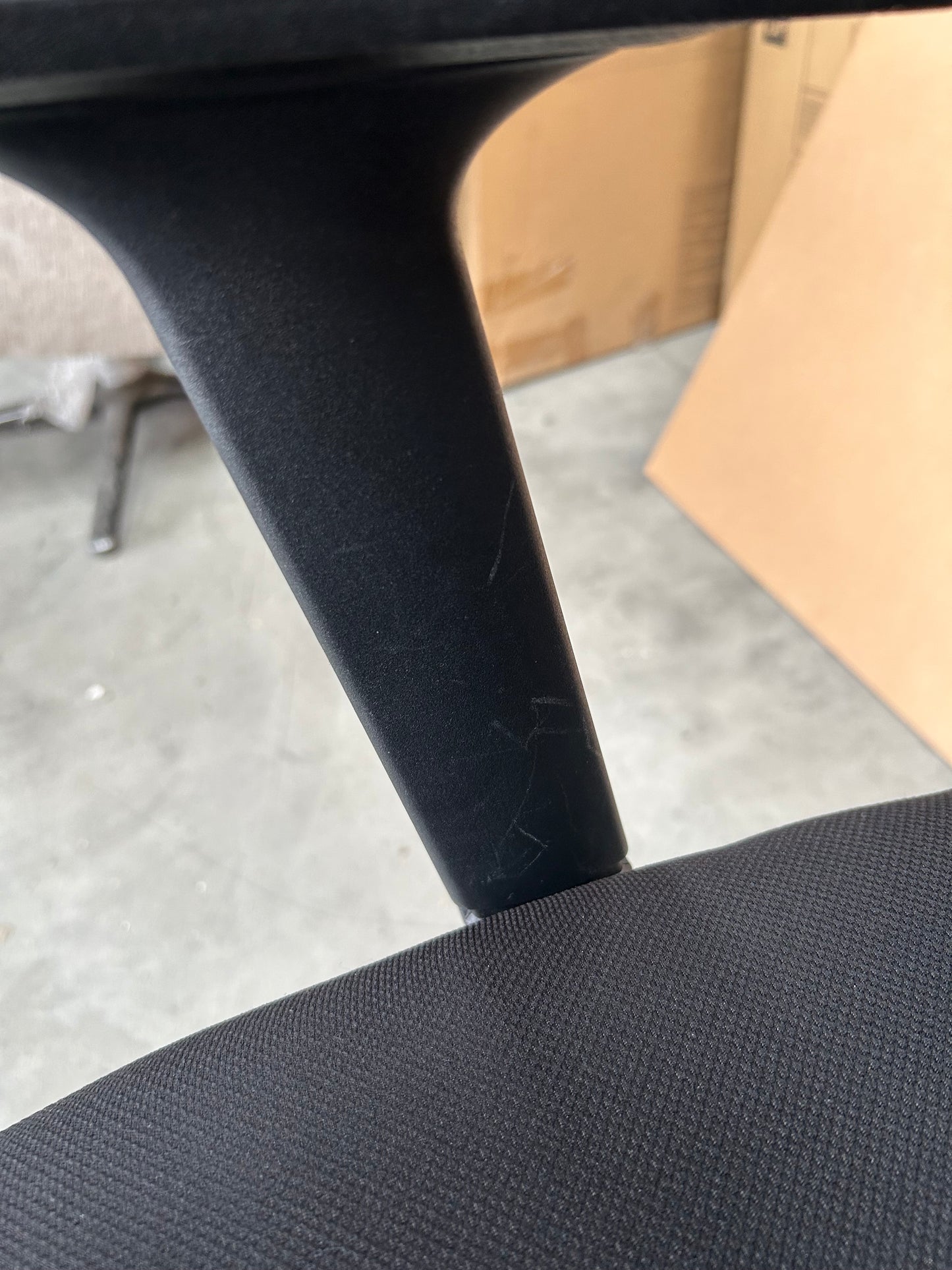 John Lewis Inset Office Chair, Black