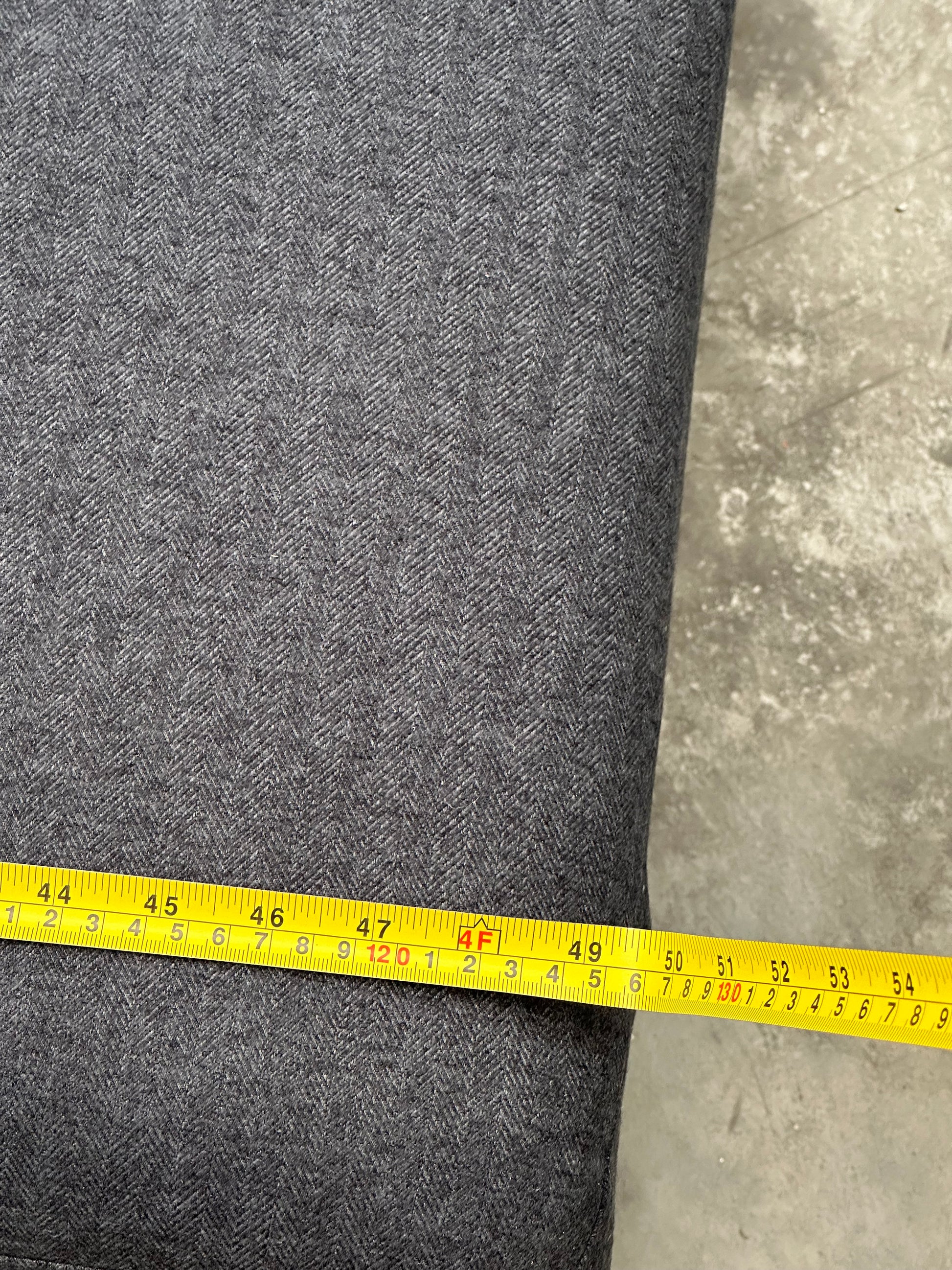 John Lewis Oliver Small Armless Soft Brusehd Tweed Navy Band A