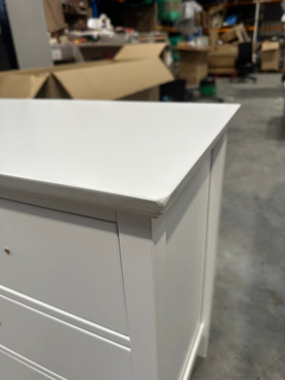 John Lewis Chest of Drawer White Wilton 7 Drawer Chest