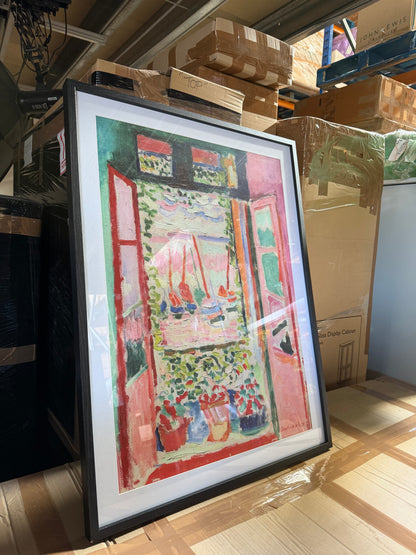John Lewis Henri Matisse 'The Open Window, Collioure' Framed Print, 82 x 62cm, Multi