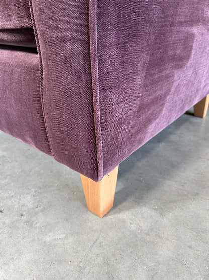 John Lewis Charlotte II Snuggler Soft Chenille Aubergine
