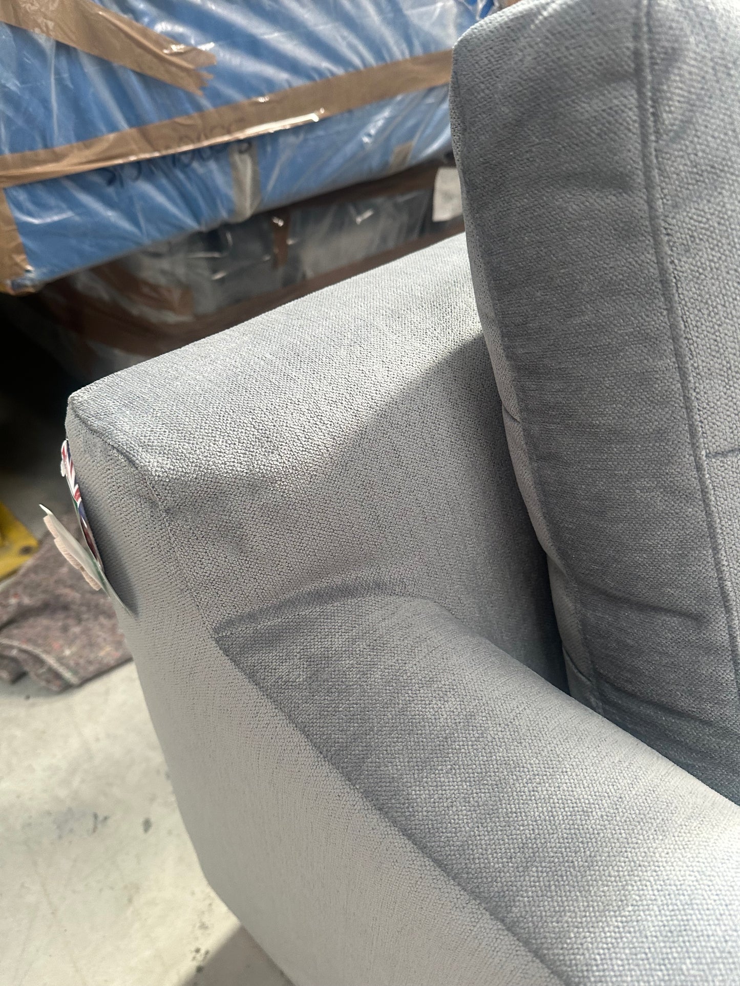 John Lewis Draper II Large Motion Sofa Easy Clean Ocean Blue