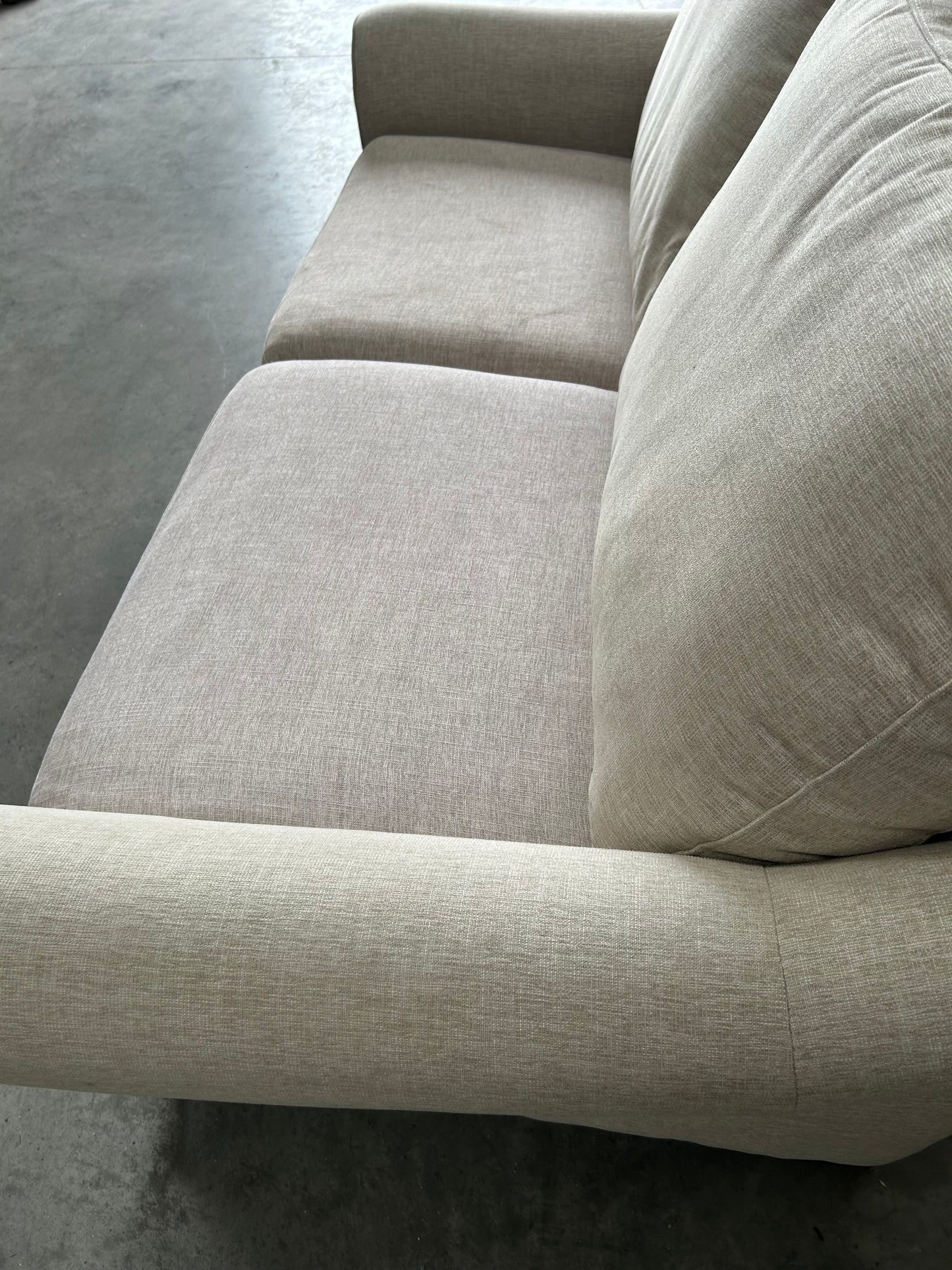 John Lewis Camber Large 3 Seater Sofa Aquaclean Matilda Natural