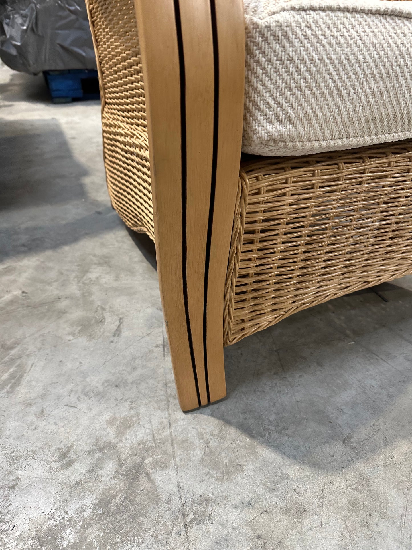 Desser Turin Rattan Lounge Chair, Natural