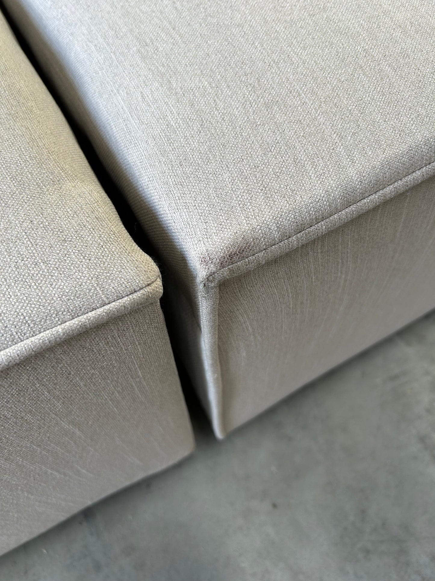 John Lewis Pocket Sprung Divan Base Double Cotton Effect Beige