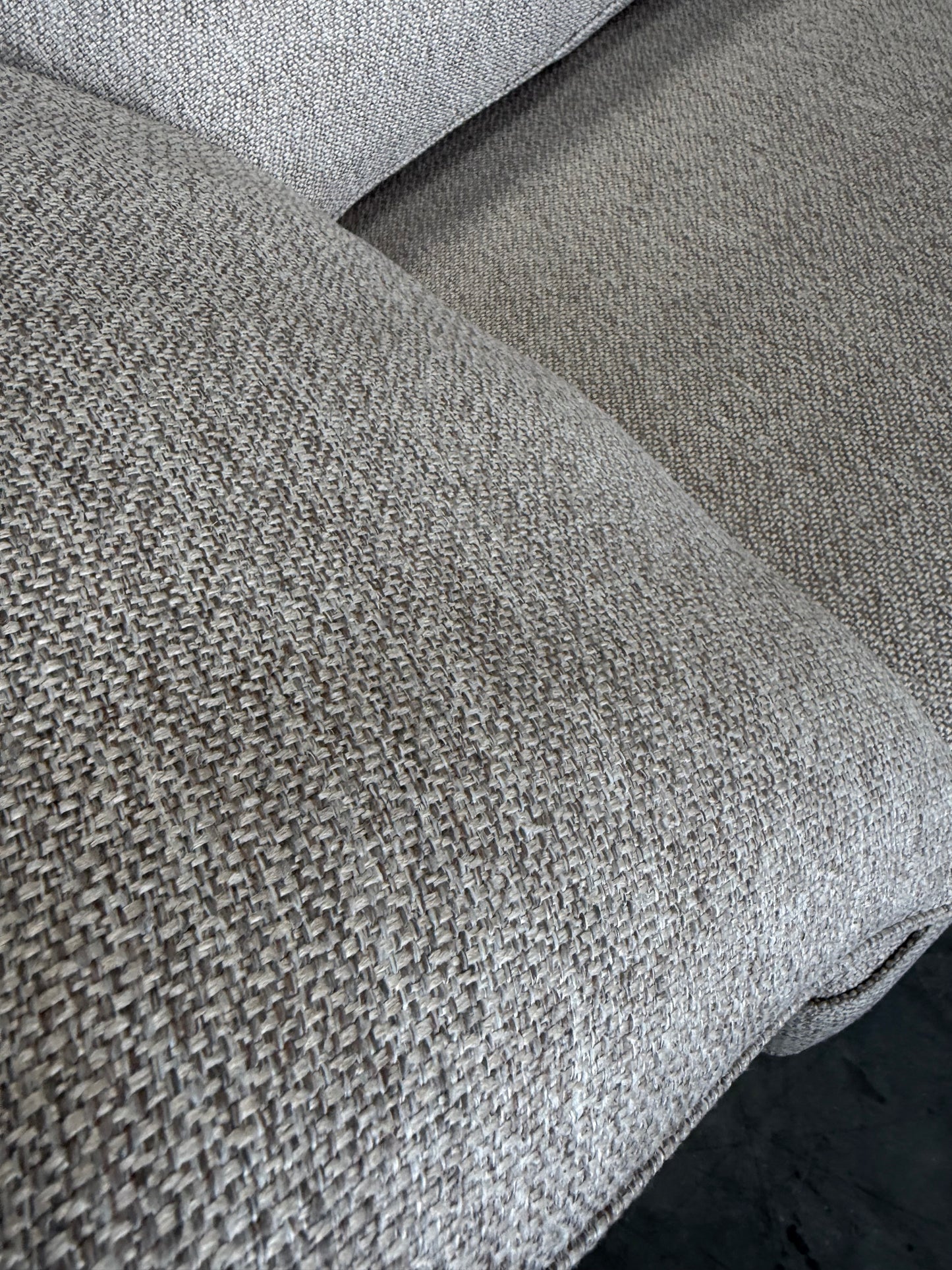 John Lewis Ambleside Large 3 Seater Sofa, Light Leg, Textured Weave Natural