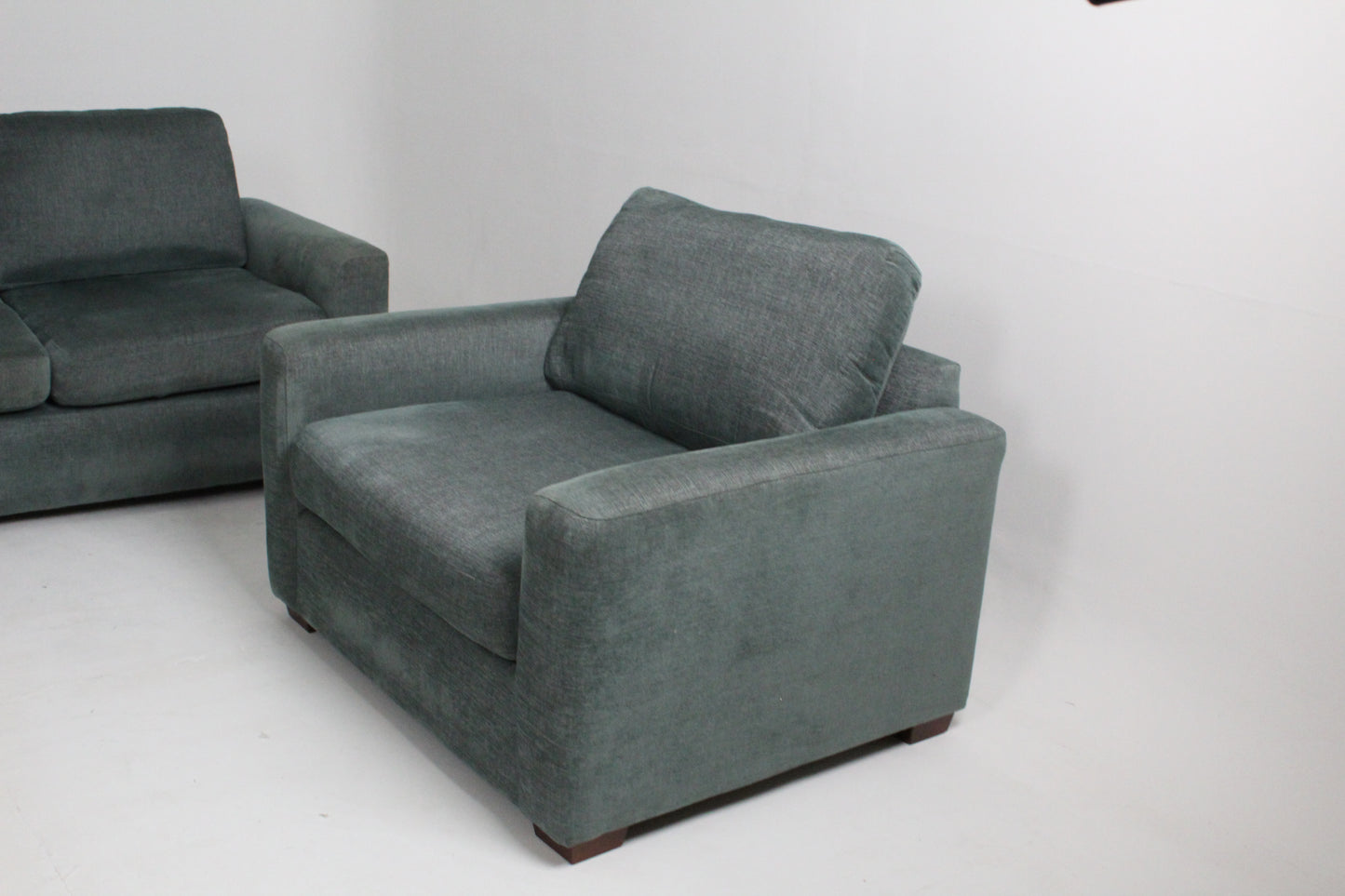 John Lewis Oliver Modular Grand 4 Seater in Alpine Green Chenille