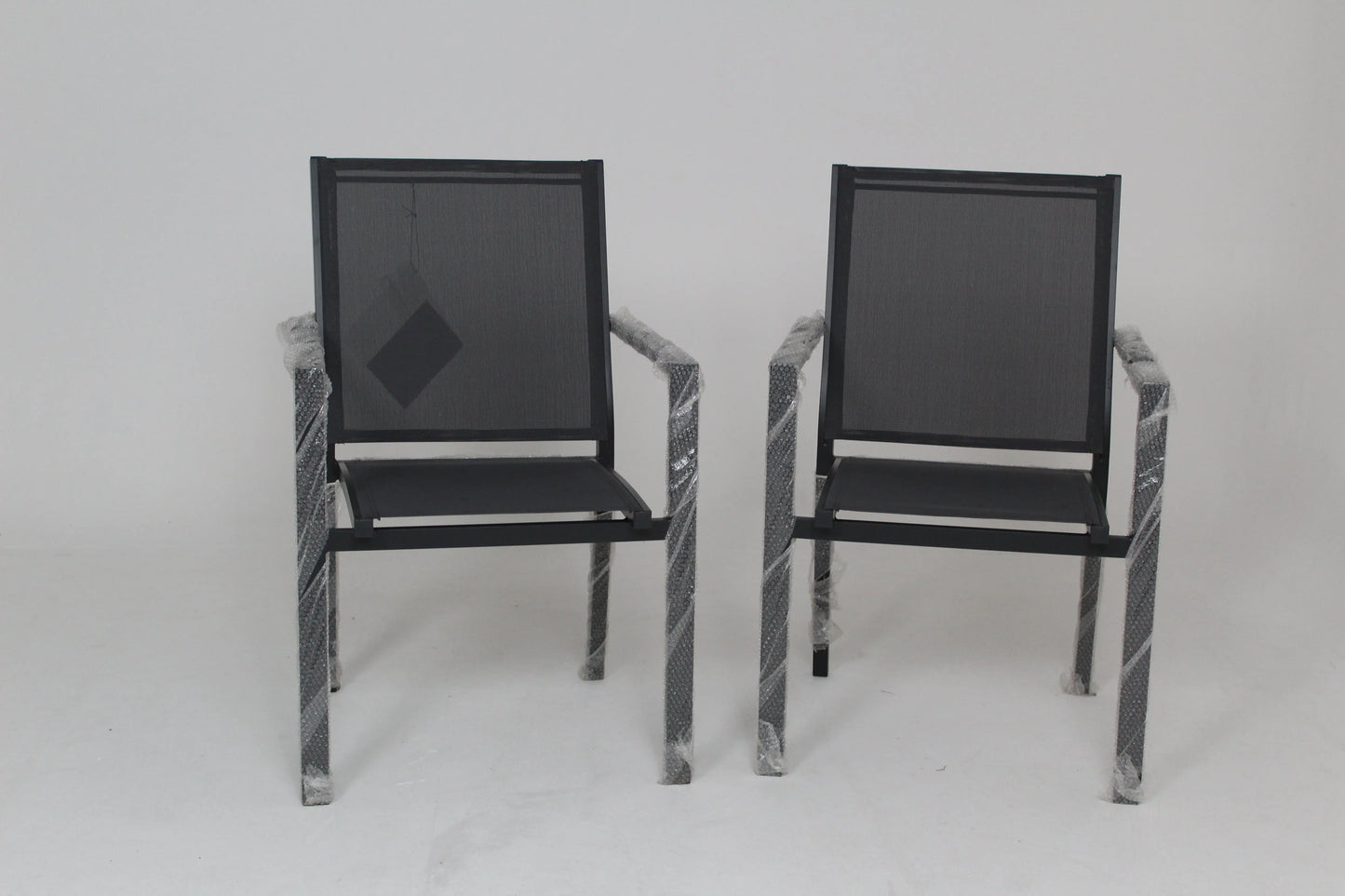 John Lewis Miami Garden Dining Chair, Set of 2, Grey 