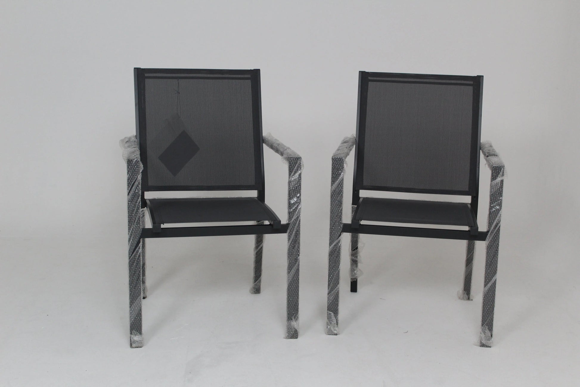 John Lewis Miami Garden Dining Chair, Set of 2, Grey 