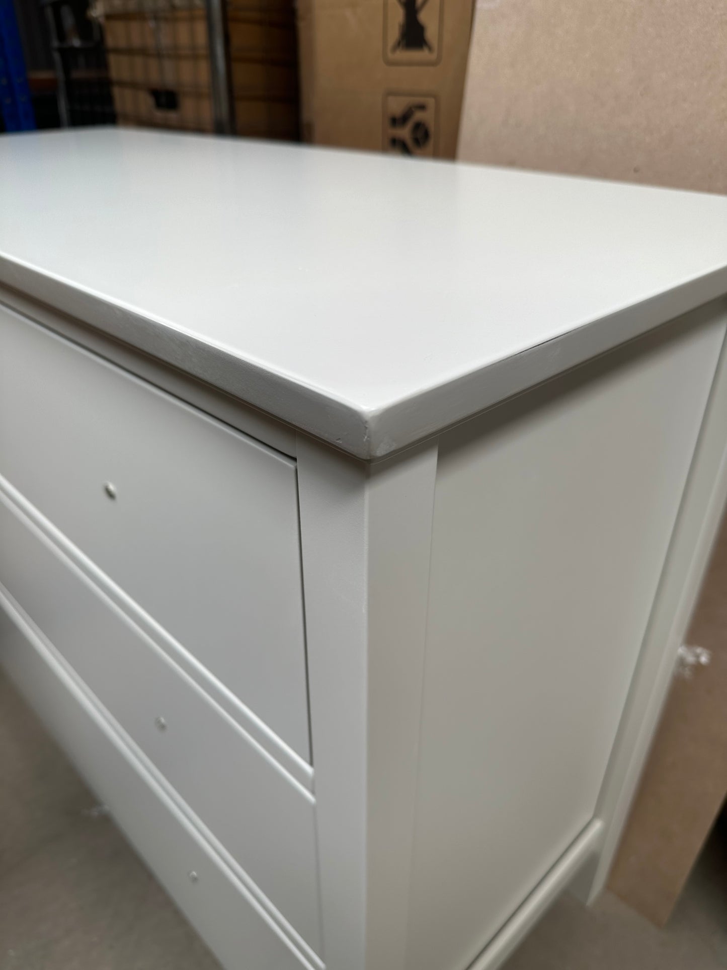 John Lewis Wilton 3 Drawer Chest, Linen