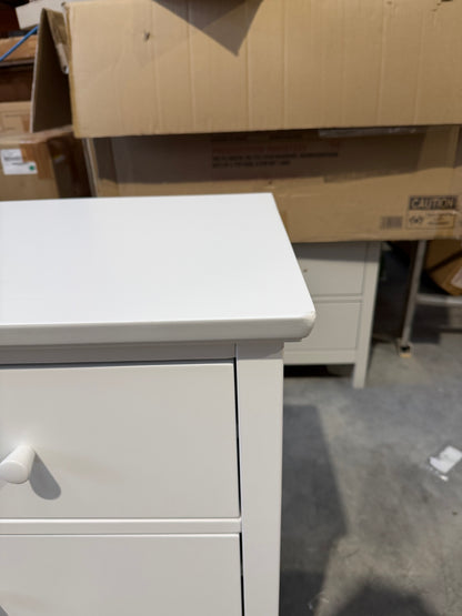 John Lewis Chest of Drawer White Wilton 7 Drawer Chest