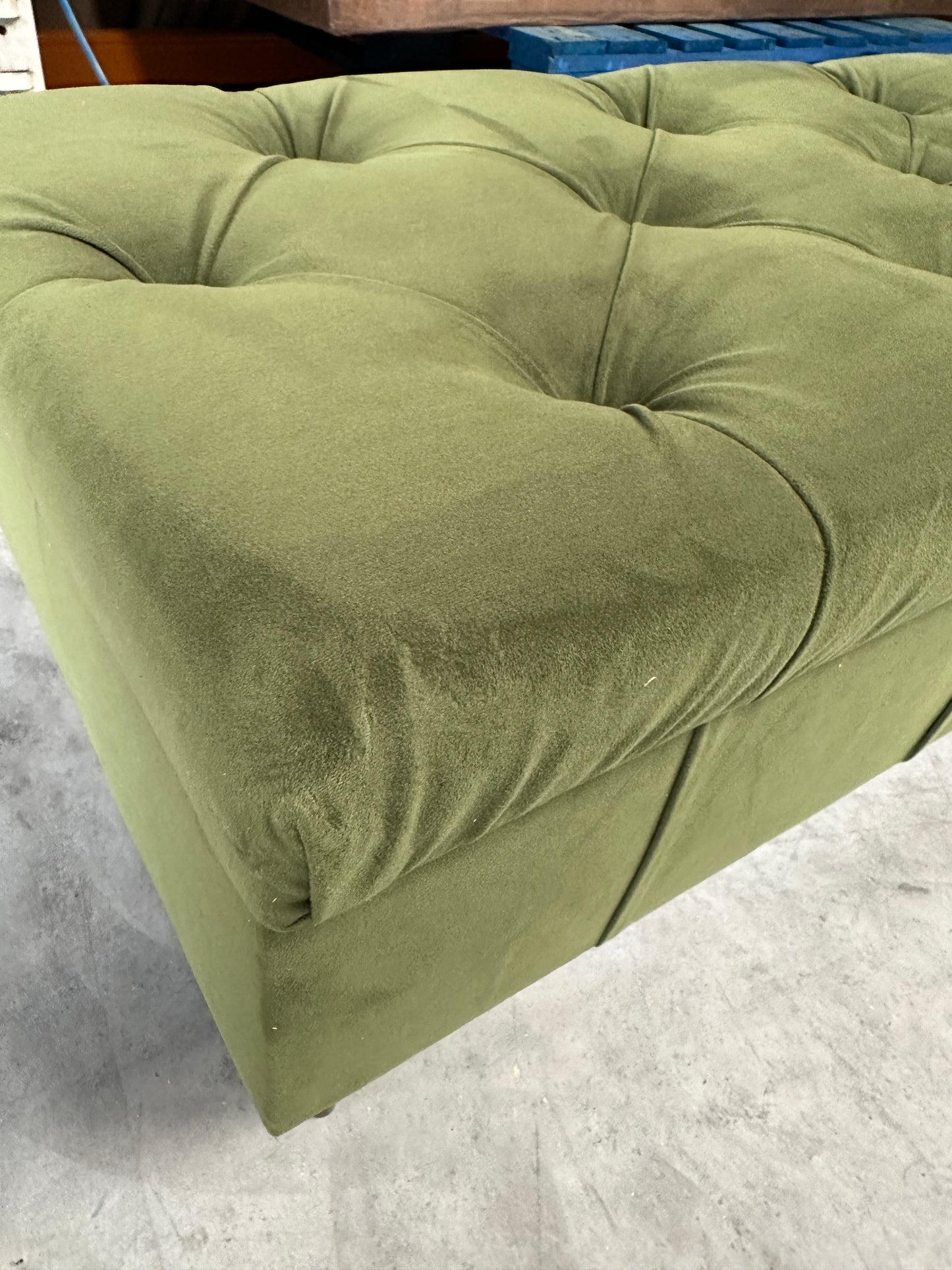 Swoon Plymouth Footstool Plymouth Fern Easy Velvet