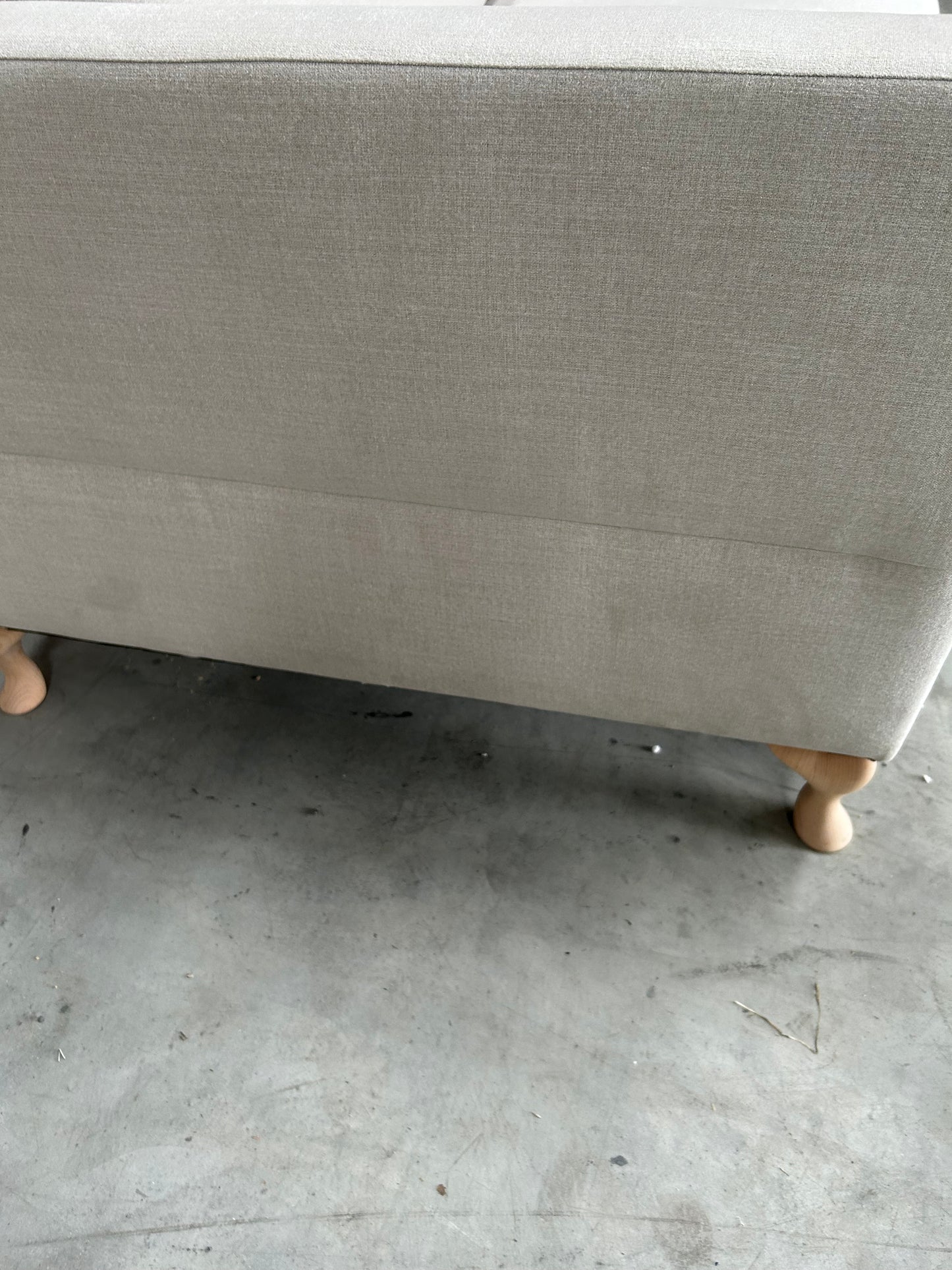 John Lewis Sofa Belgrave Large 3 Seater Linen Natural