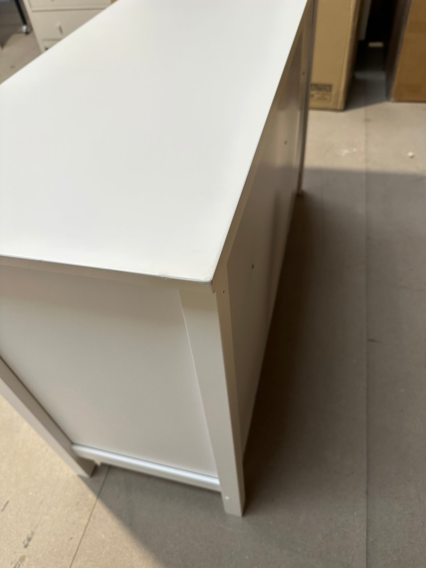John Lewis Chest of Drawer White Wilton 7 Drawer Chest