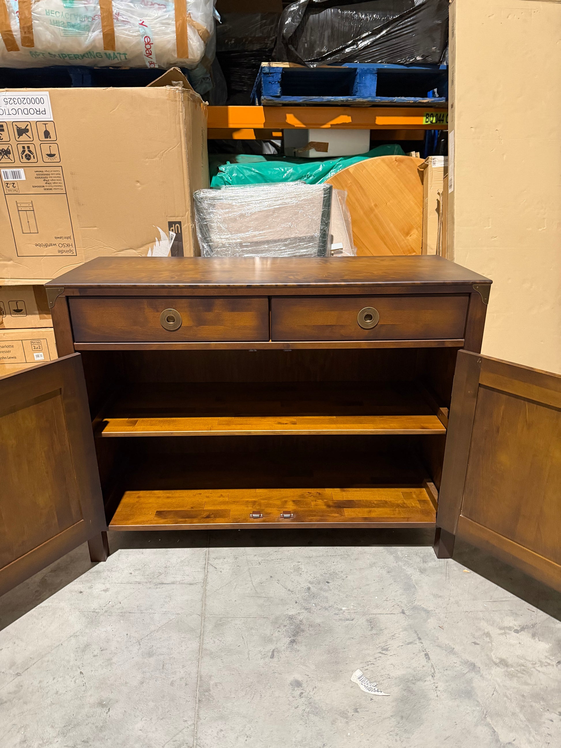 Laura Ashley Balmoral Small Sideboard, Dark Chestnut