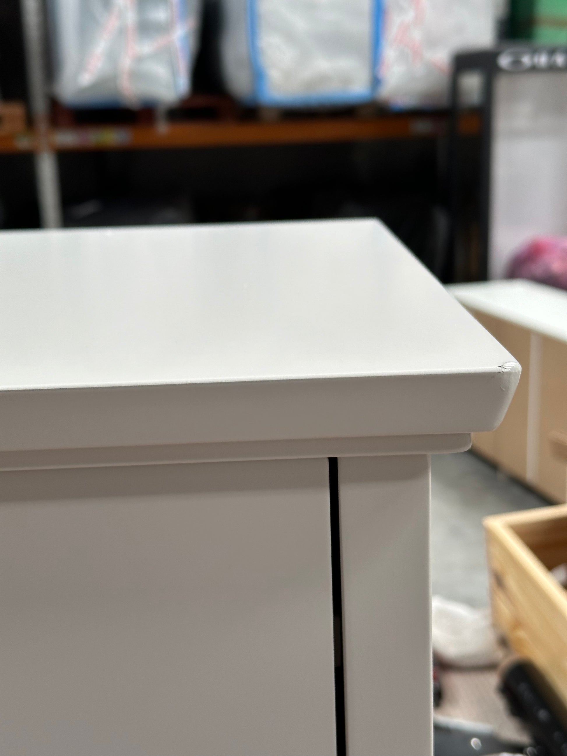 John Lewis Wilton 2 Drawer Bedside Cabinet, Linen