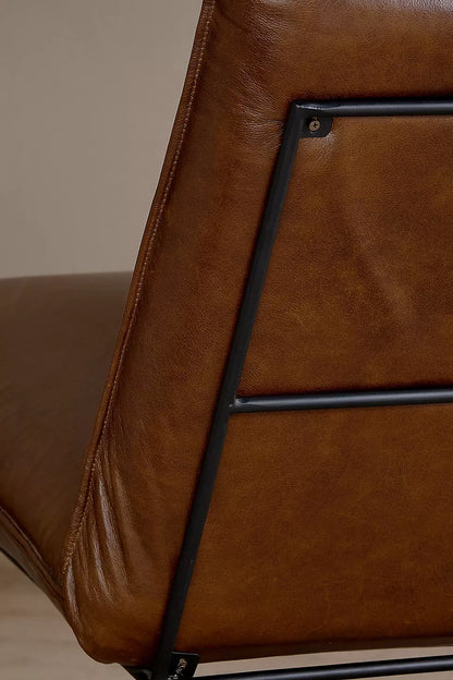 nkuku Kashvi Oversized Leather Lounger