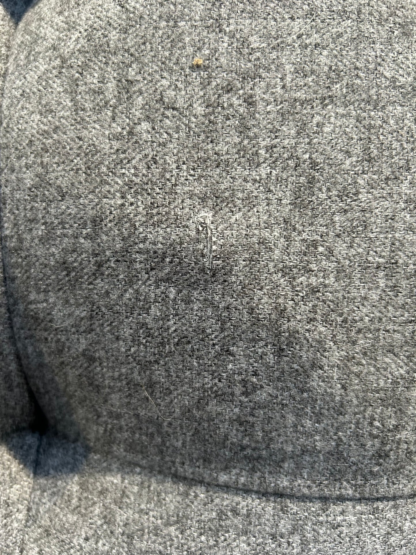 John Lewis Draper II Large 3 Seater Sofa Brushed Tweed Grey