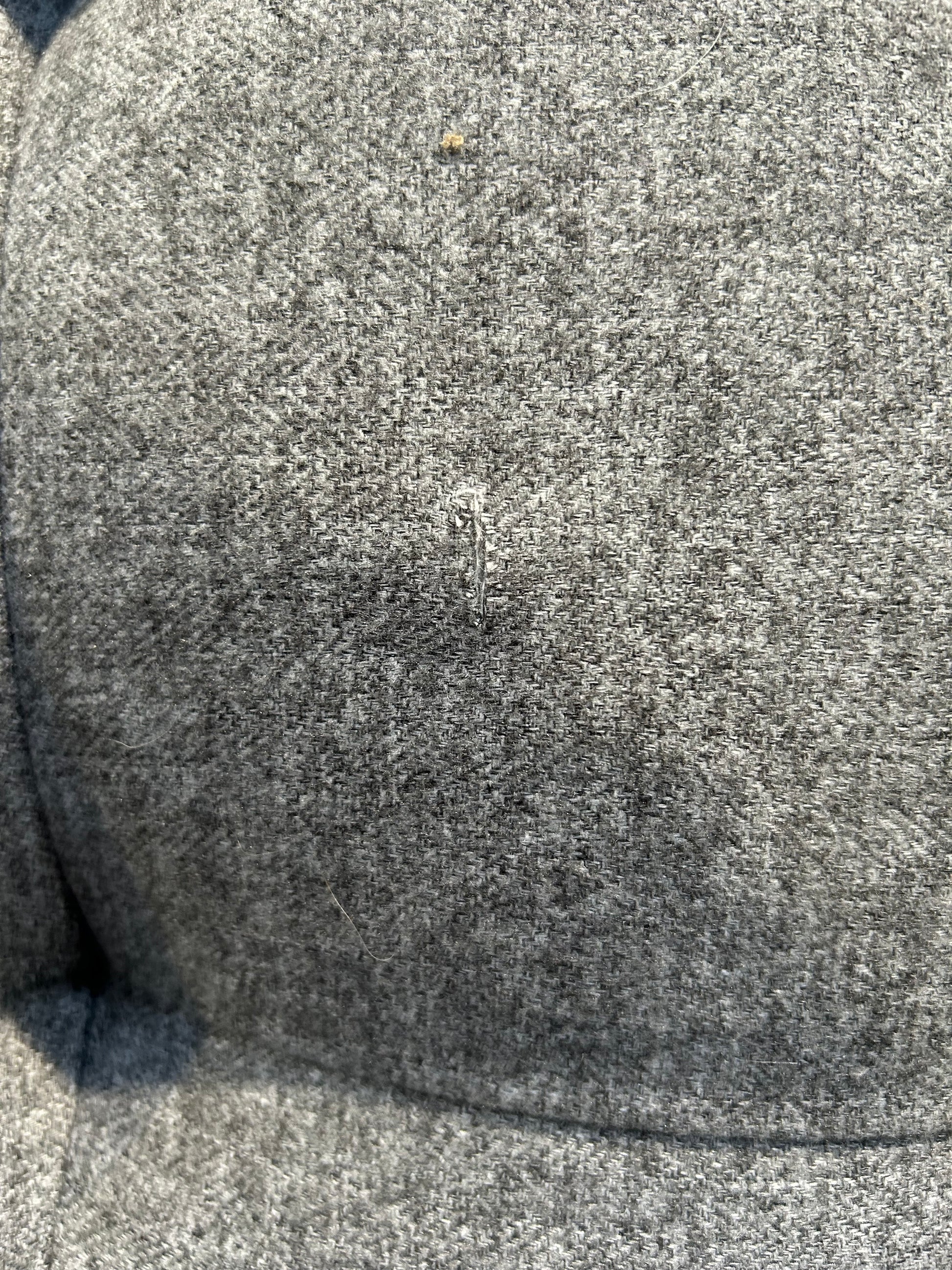 John Lewis Draper II Large 3 Seater Sofa Brushed Tweed Grey