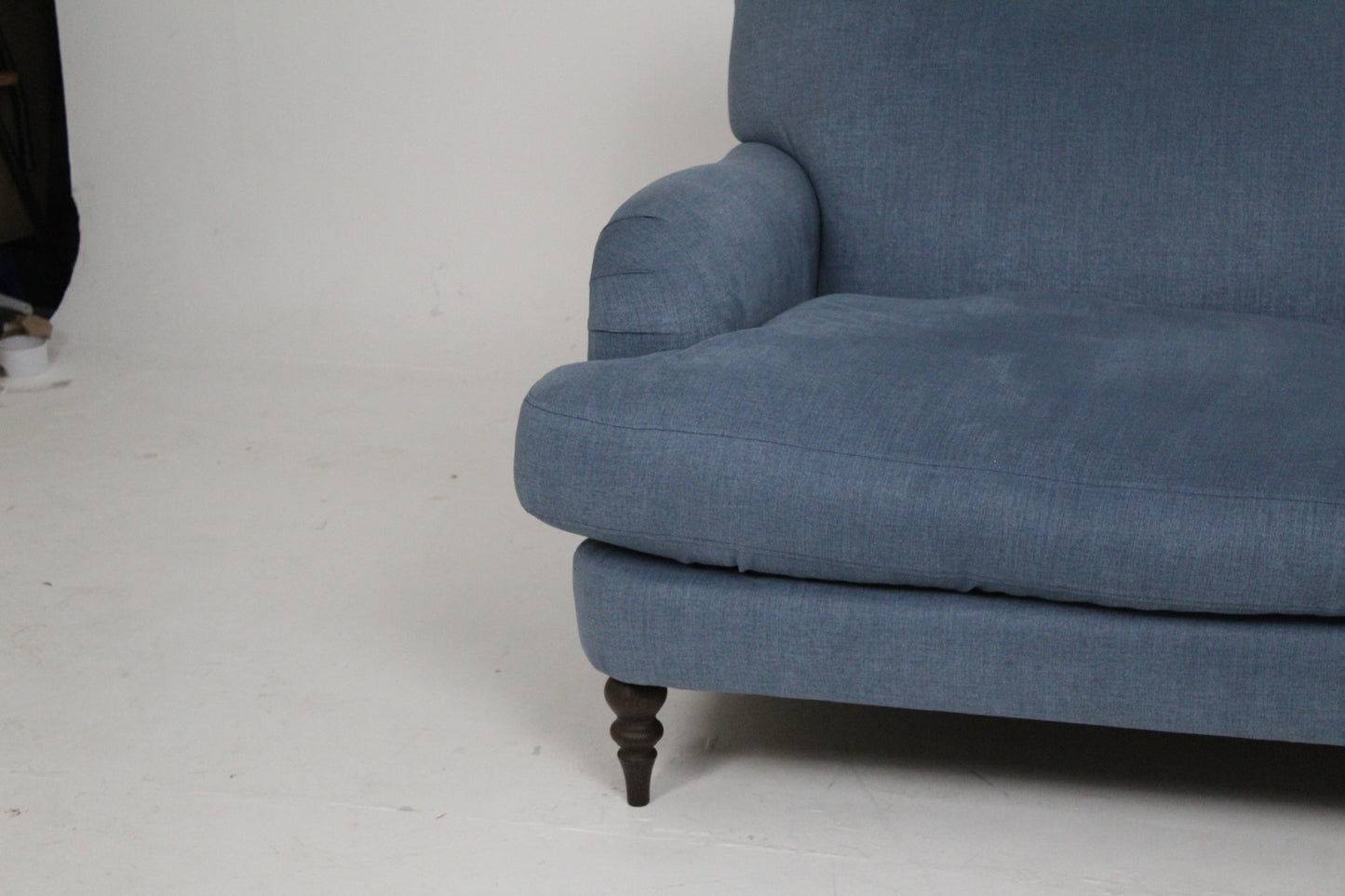 John Lewis Otley Large 3 Seater Sofa In Linen Loch Blue