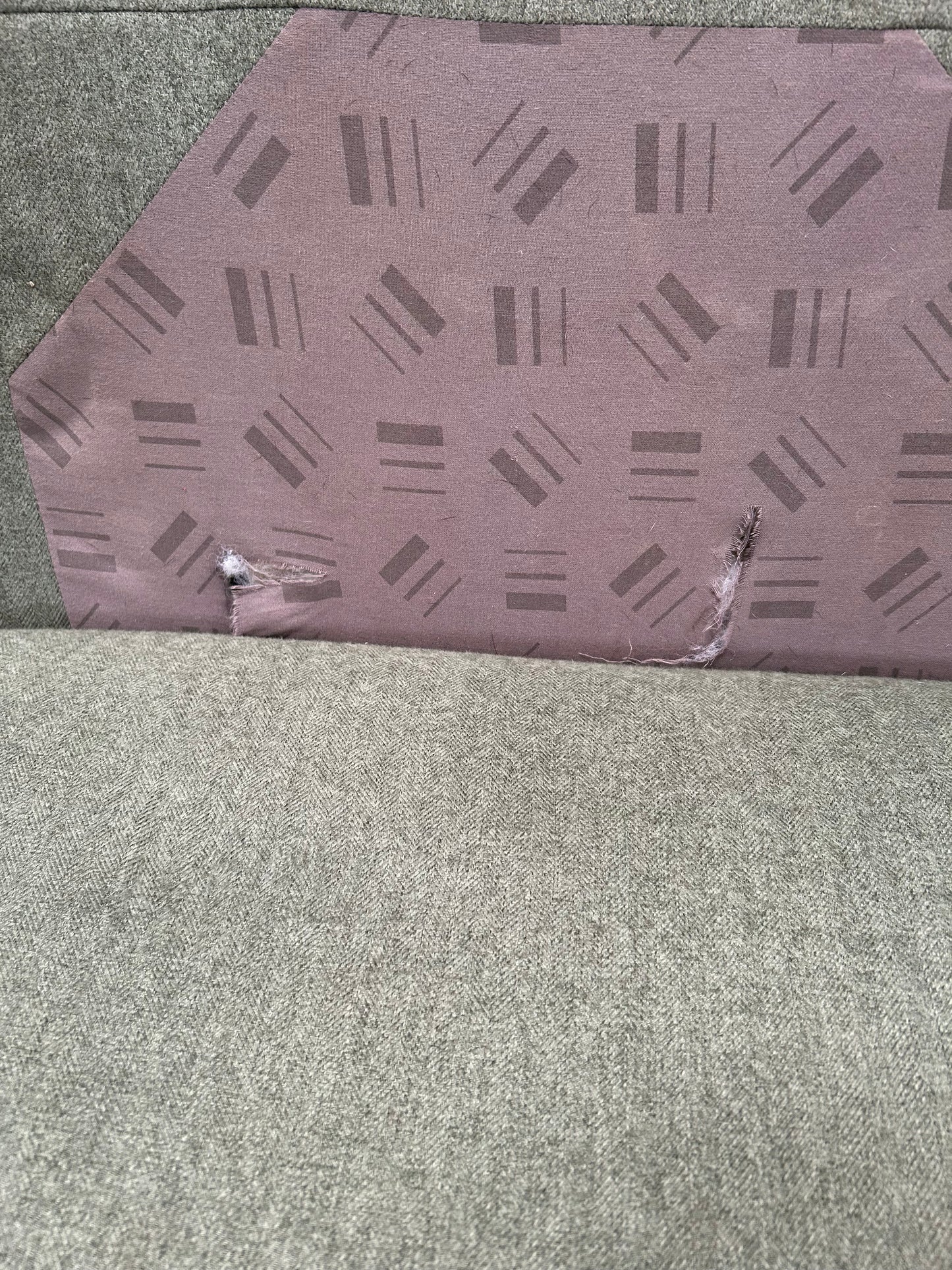 John Lewis Sansa Splayed Arm Sofa Bed with Storage Brushed Tweed Green