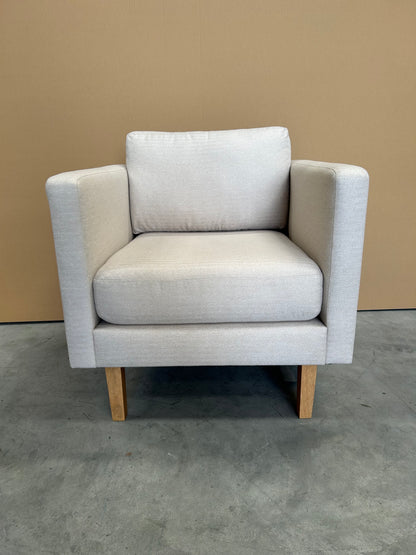 John Lewis Eavis Armchair Tweed Beige