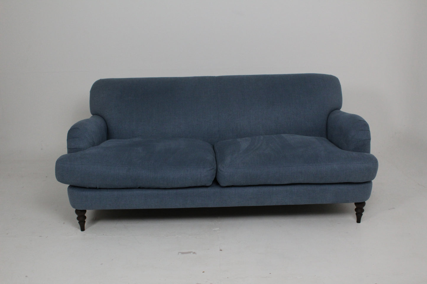 John Lewis Otley Large 3 Seater Sofa In Linen Loch Blue