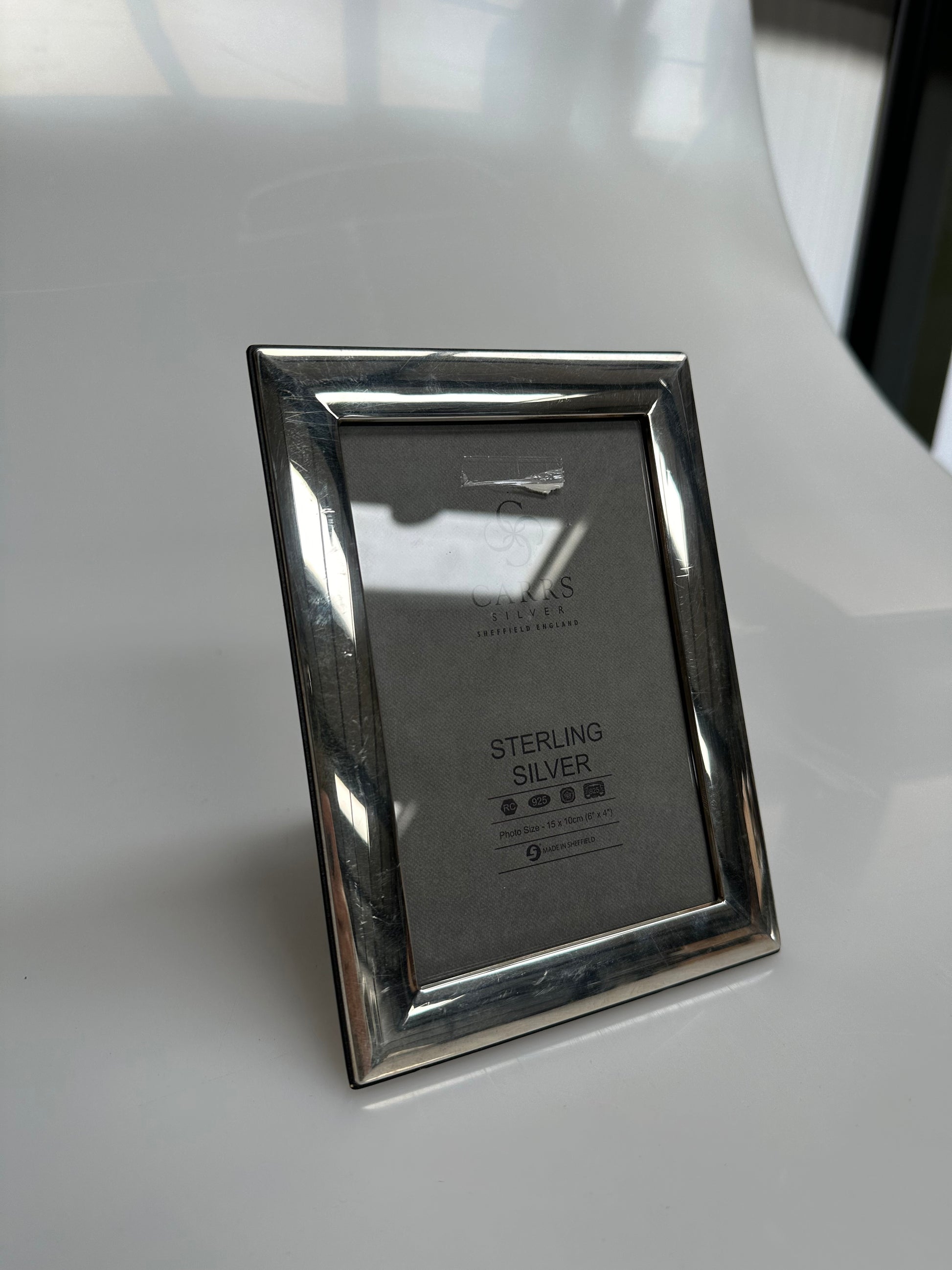 Carrs 2020 Sloane Photo Frame, Sterling Silver, 4 x 6" (10 x 15cm)