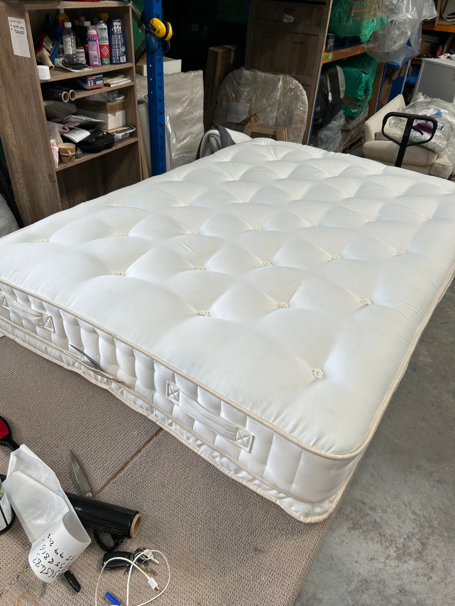 John Lewis British Natural Collection Swaledale Pillowtop 6250 Mattress, Firmer Tension, Double