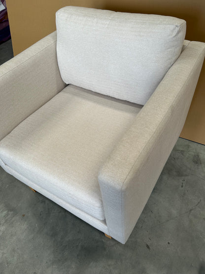 John Lewis Eavis Armchair Tweed Beige