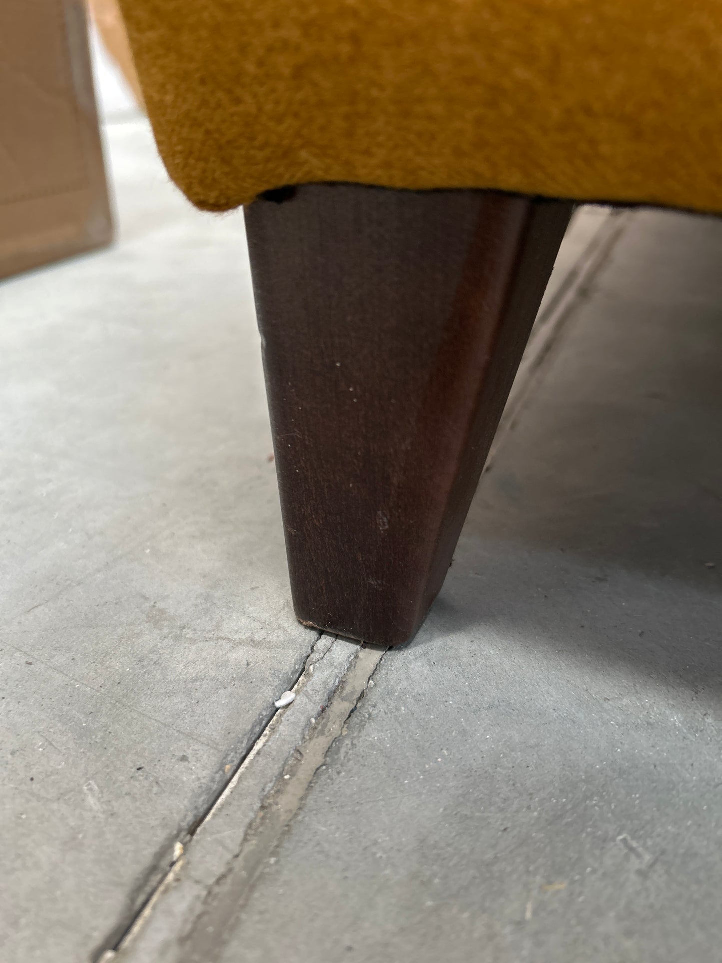 John Lewis Elevate Large 2 Seater Power Recliner Sofa, WoodenvLeg Brushed Tweed Mustard