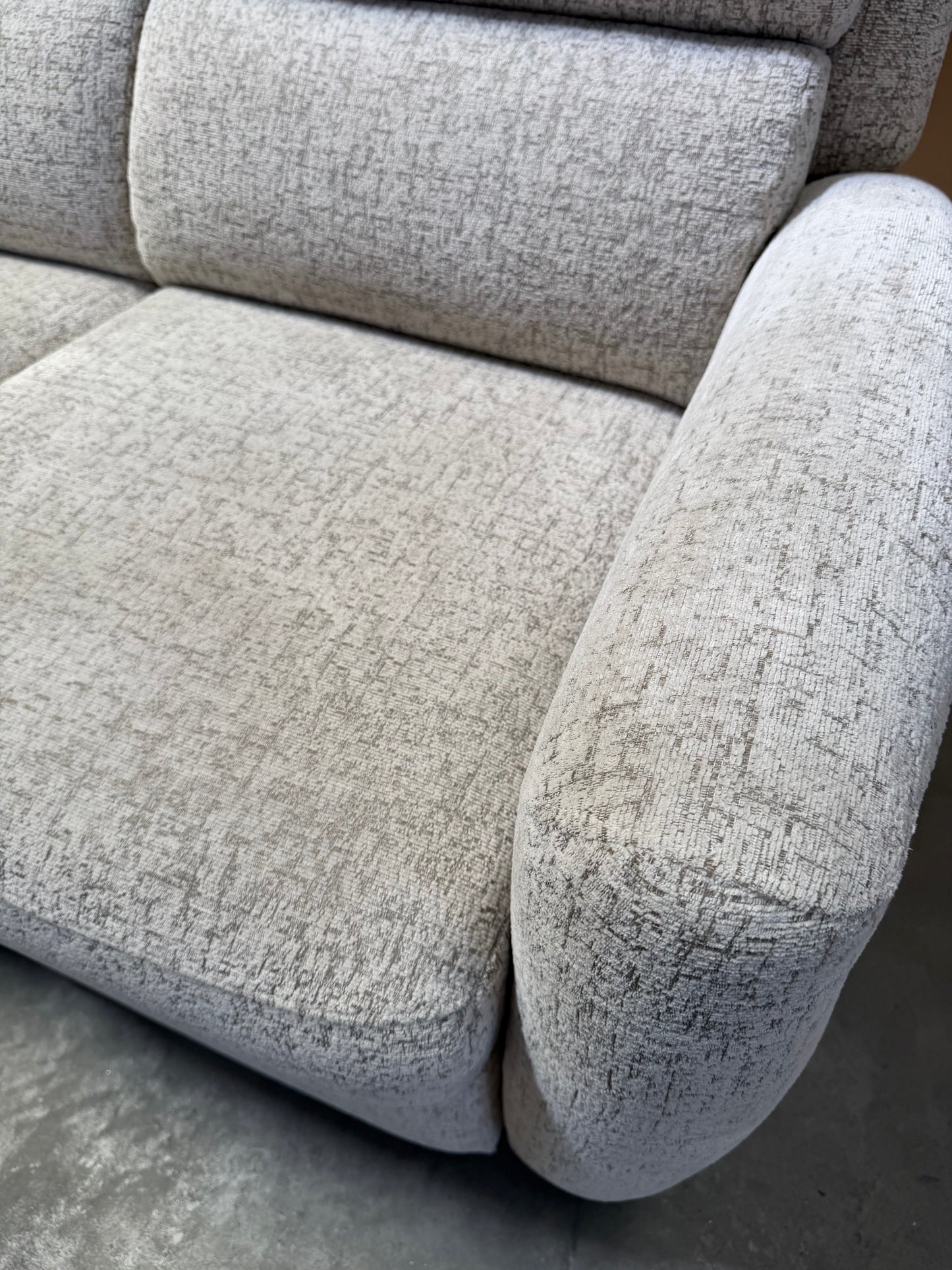 G Plan Hamilton Grey Fabric 3 Seater Sofa Fixed Non Recliner UK Made
