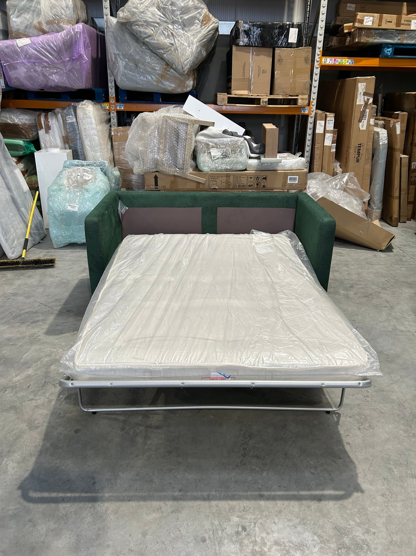 John Lewis Sofa Bed Alpine Green Booth