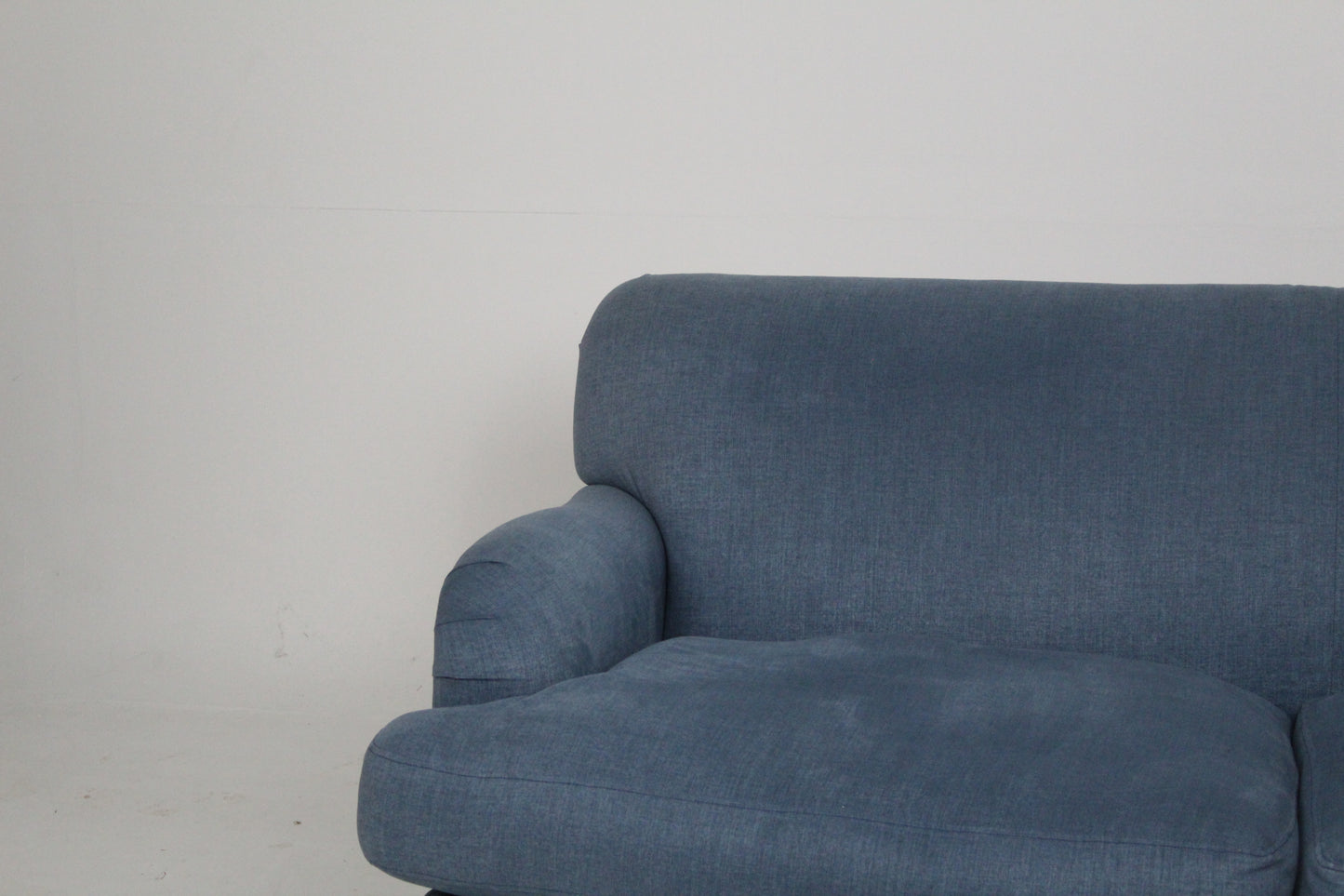 John Lewis Otley Large 3 Seater Sofa In Linen Loch Blue