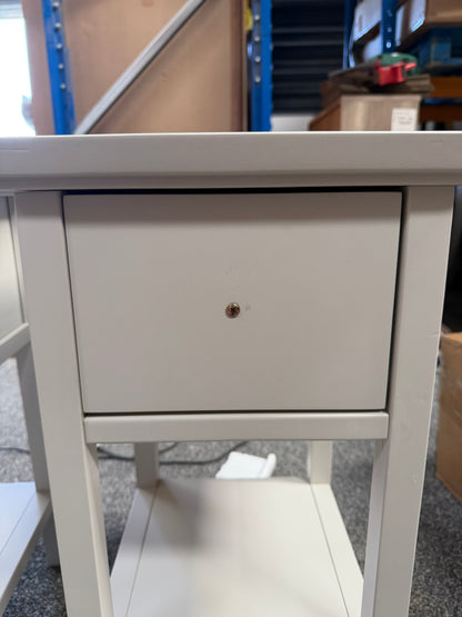 John Lewis Wilton Bedside Tables, Set of 2, Linen