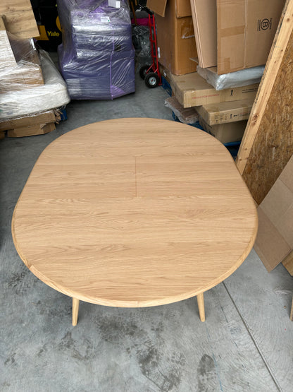 ercol for John Lewis Shalstone 4-6 Seater Extending Round Dining Table, Oak