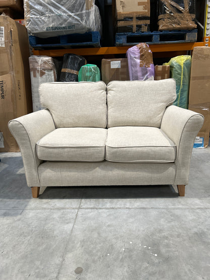 John Lewis Charlotte II Small 2 Seater Sofa Aquaclean Aston Natural