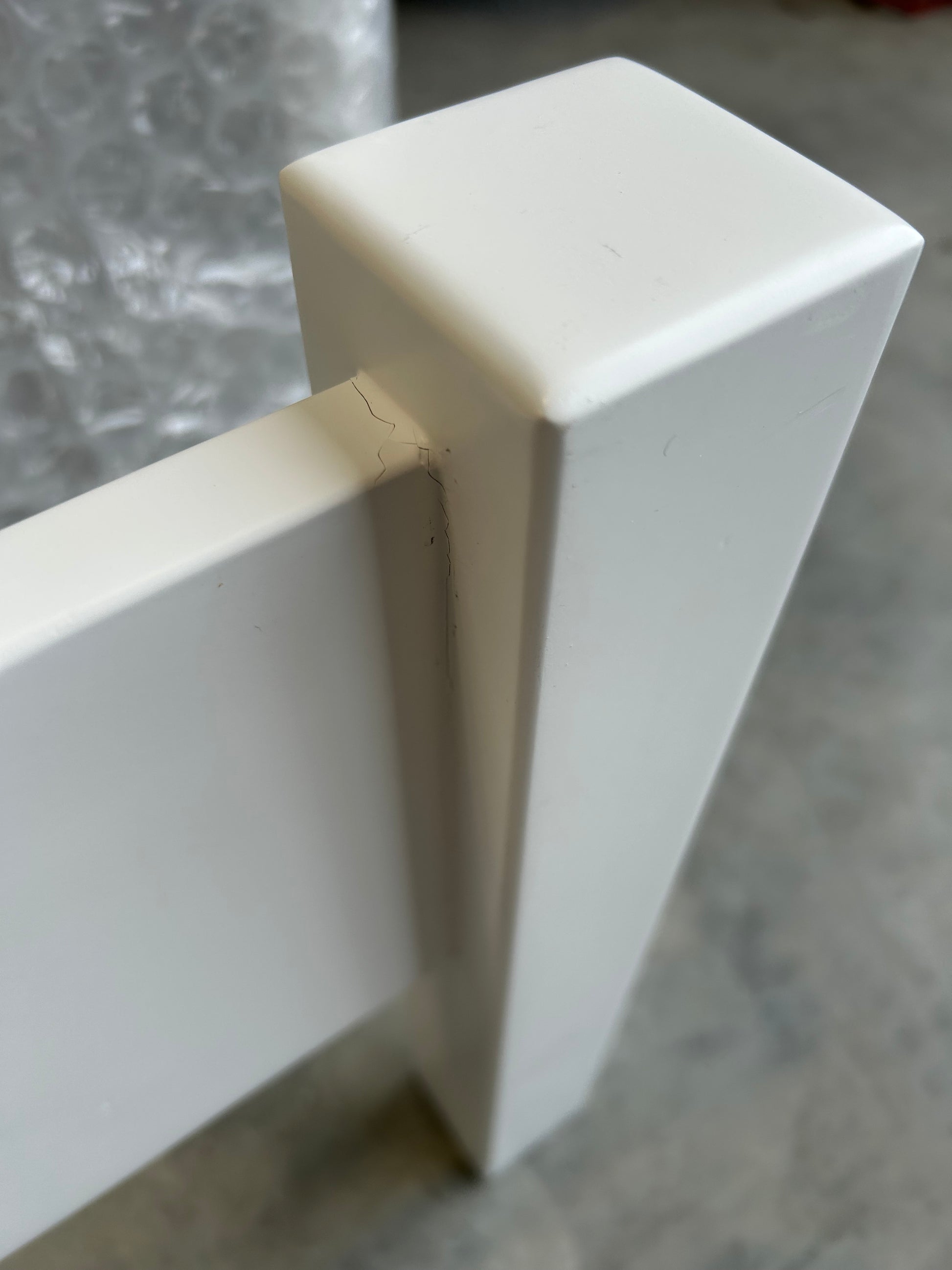 John Lewis Wilton Bed Frame, Double, White