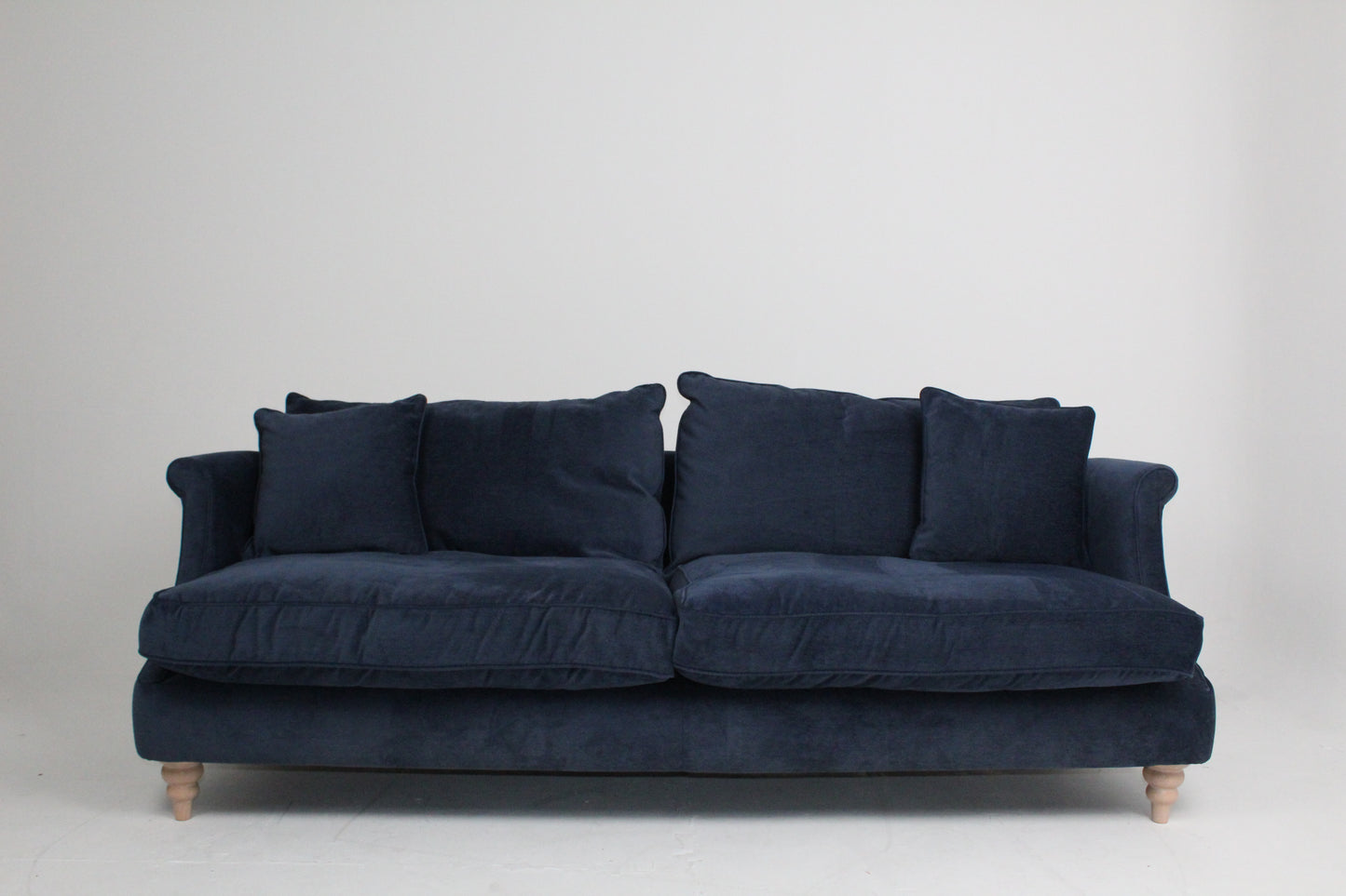 John Lewis  3 Seater Sofa Grand Bromley Blue 3 Seater Sofa