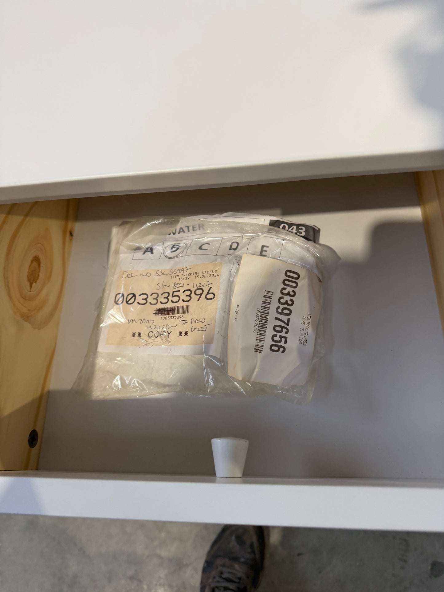 John Lewis Wilton Bedside Tables, Set of 2, Linen