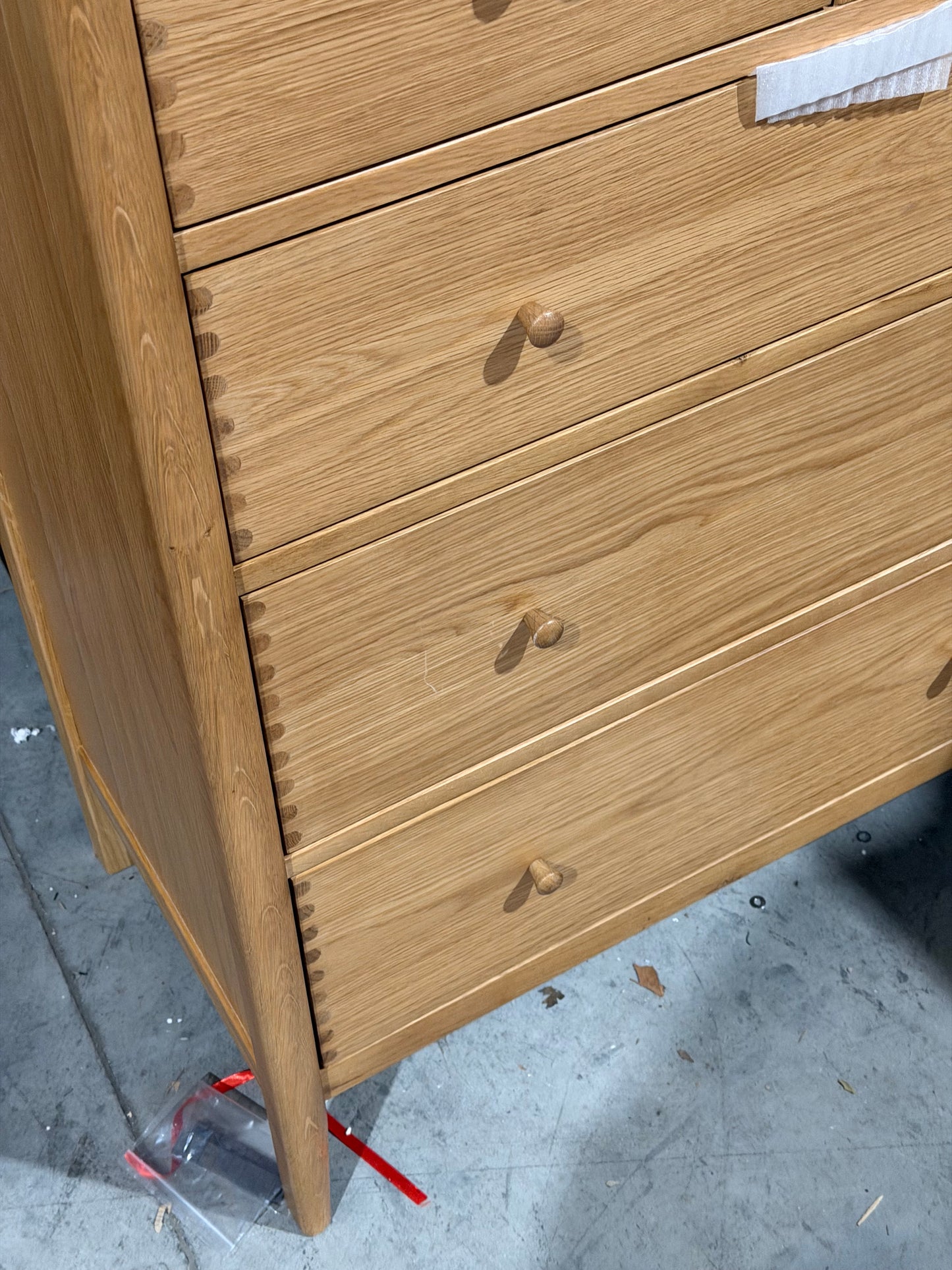 John Lewis Essence Wide 7 Drawer Chest Oak