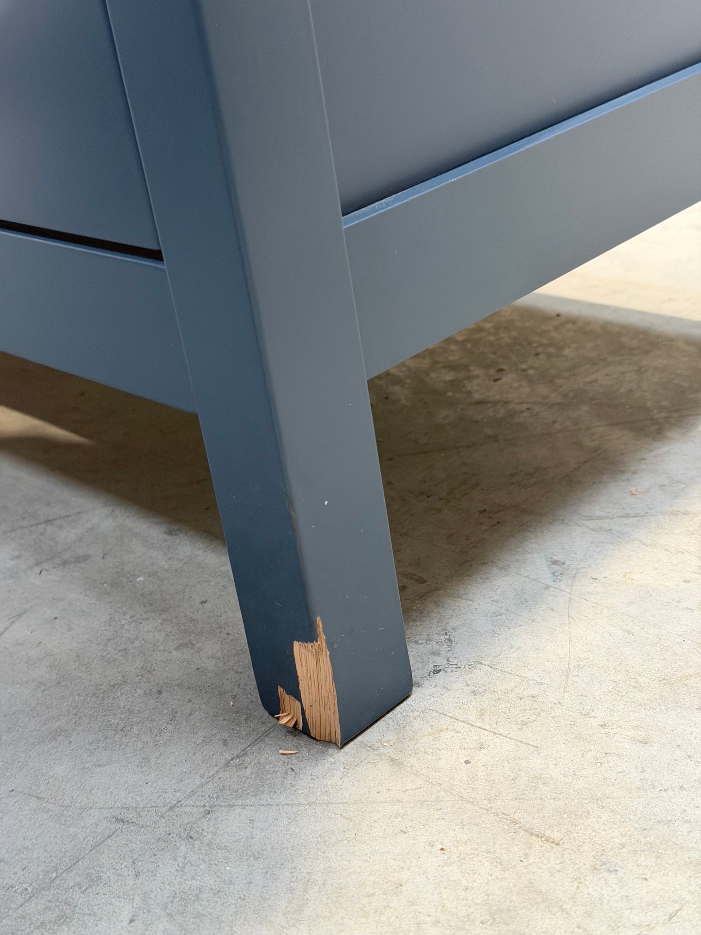 John Lewis Wilton 6 Drawer Chest Denim Blue